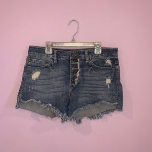 JUSTUSA Multiple Button shorts